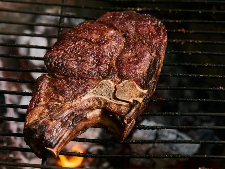 perfect campfire steak