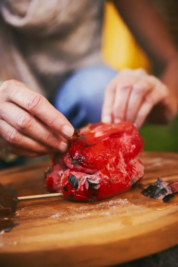 peeled pepper