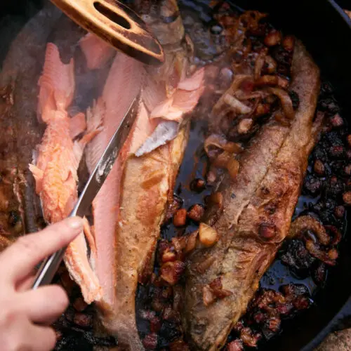 fire grilled fish